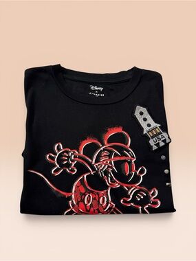 Coach x Disney Mickey Mouse Space Rivet T-Shirt.